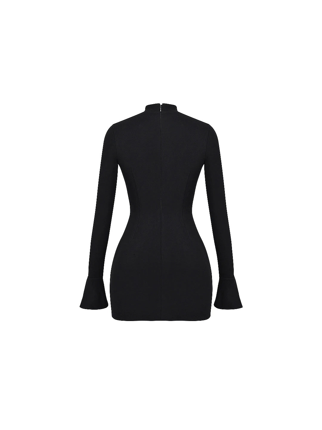 Vestido feminino tubinho manga longa aurora