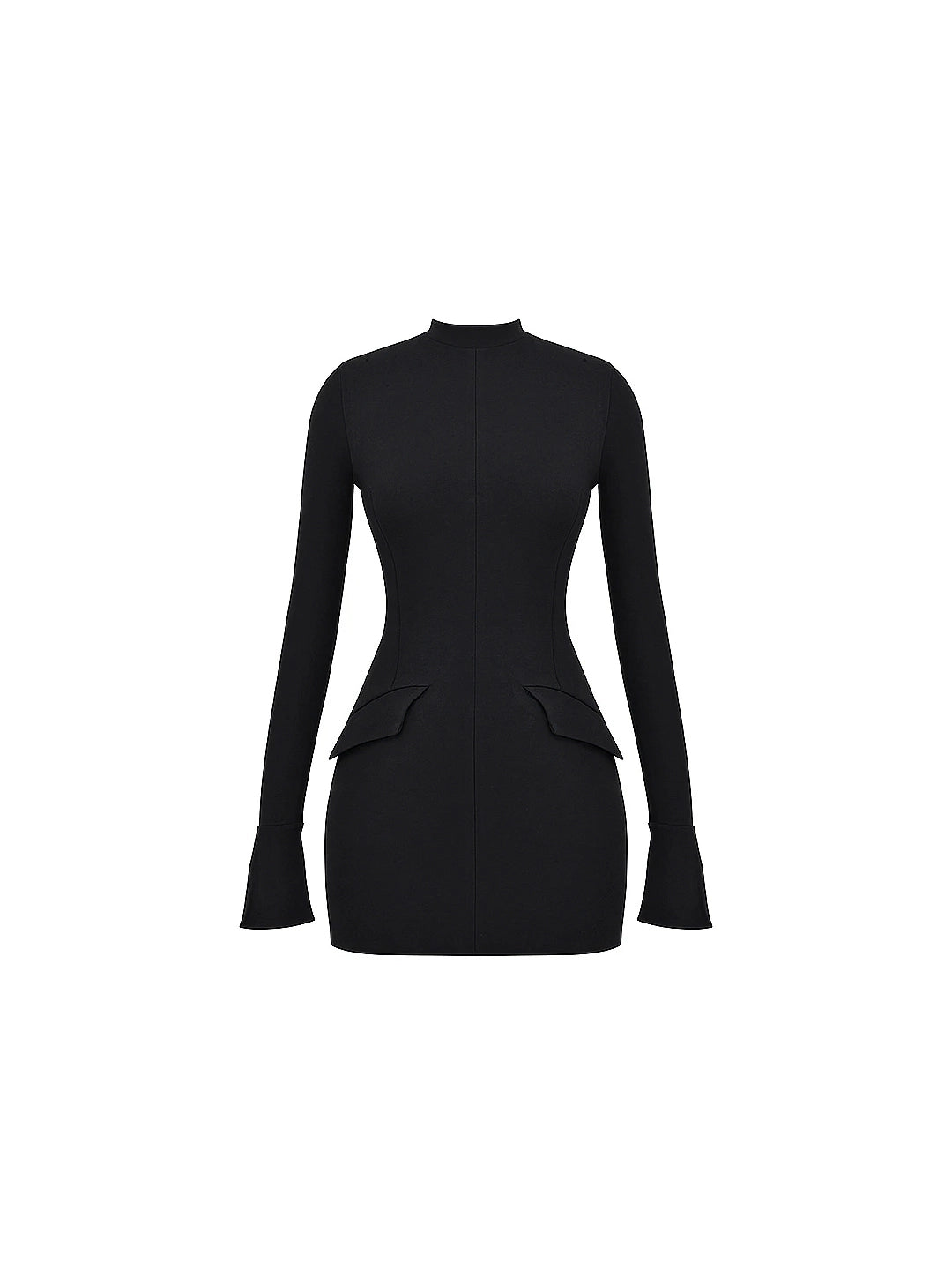 Vestido feminino tubinho manga longa aurora