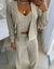 Conjunto de Tricô com 3 Peças