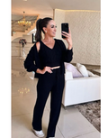 Conjunto de Tricô com 3 Peças