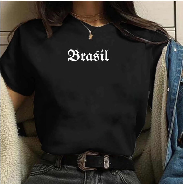 Camiseta Brasil Minimalista