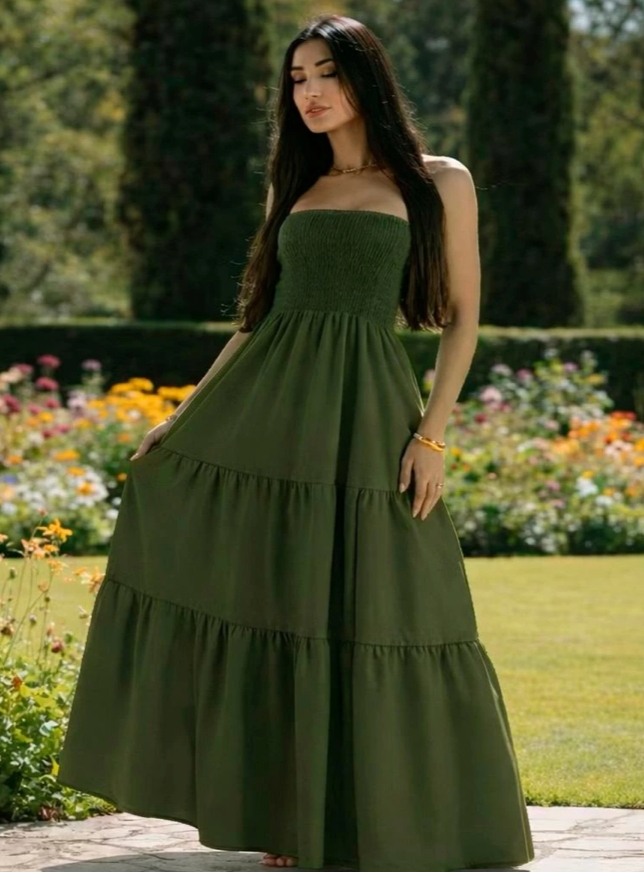 Vestido Feminino Longo Verde
