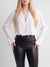 Blusa Feminina Manga Longa Decotada com Cordão
