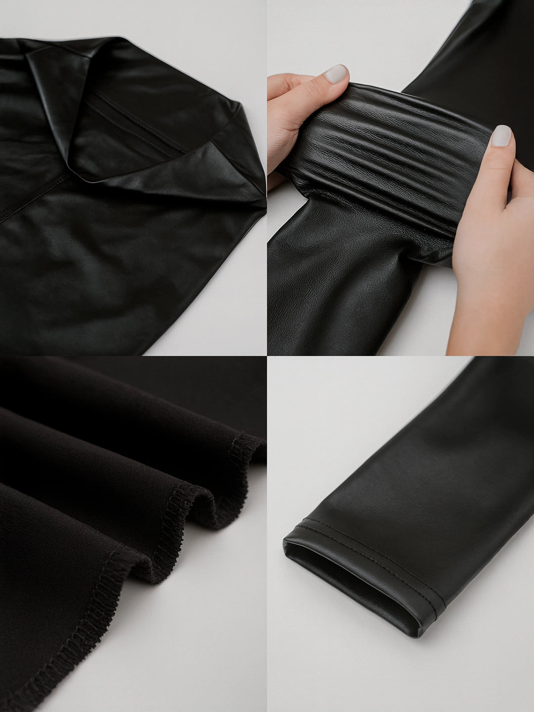 Calça legging courino térmica peluciada