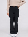 Calça Legging Flare Feminina Térmica Peluciada Cintura Alta
